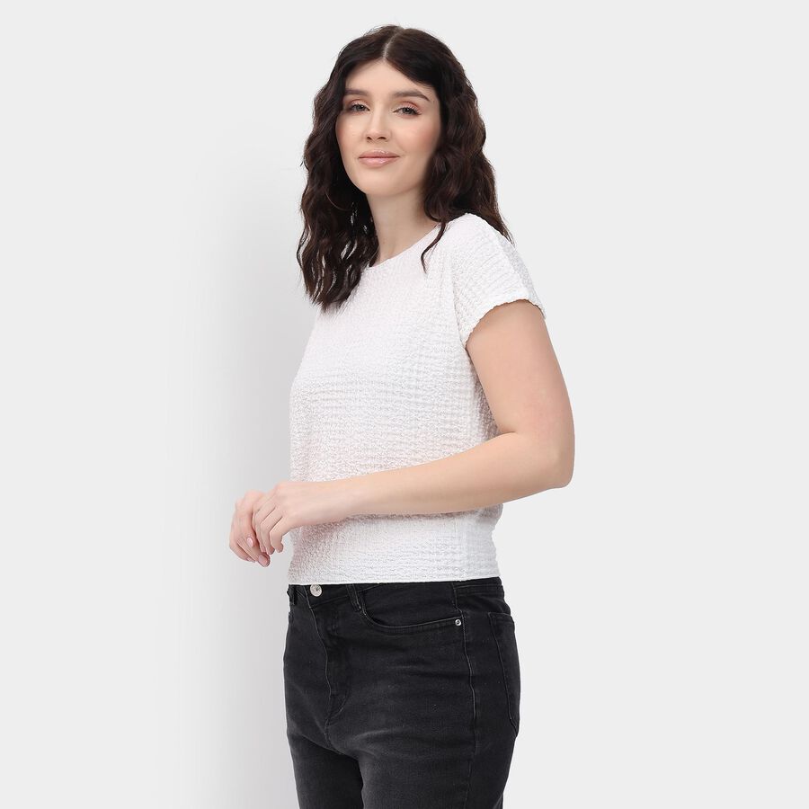 Ladies' Top, White, large