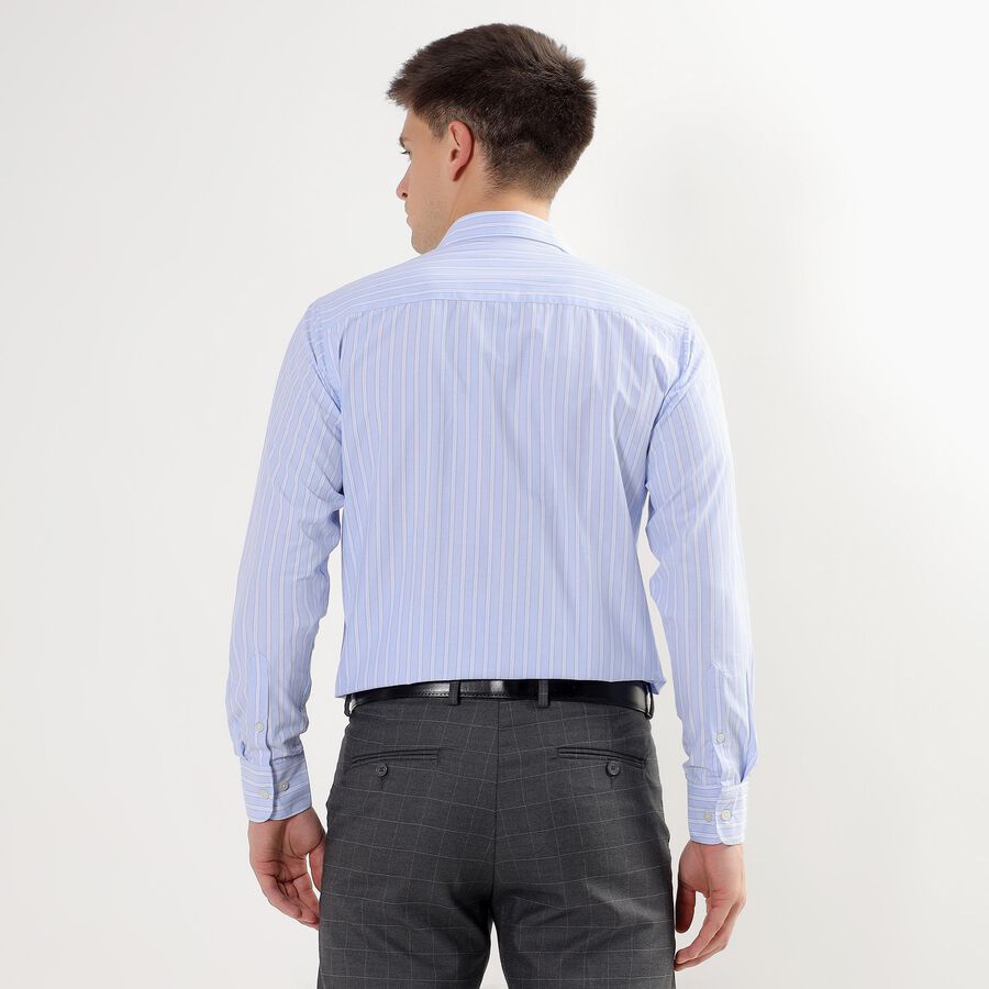 Men's Light Blue Cut Away Collar Formal Shirt, Light Blue, large image number null