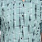 Cotton Checks Casual Shirt, Light Green, small image number null