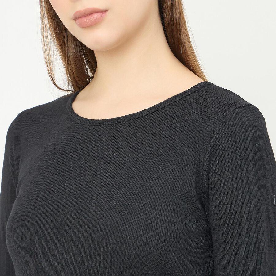 Women's Black Sleeveless Classic Dress, काला, large