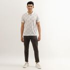 Men's Cross Pocket Slim Fit Casual Trousers , Olive, small image number null