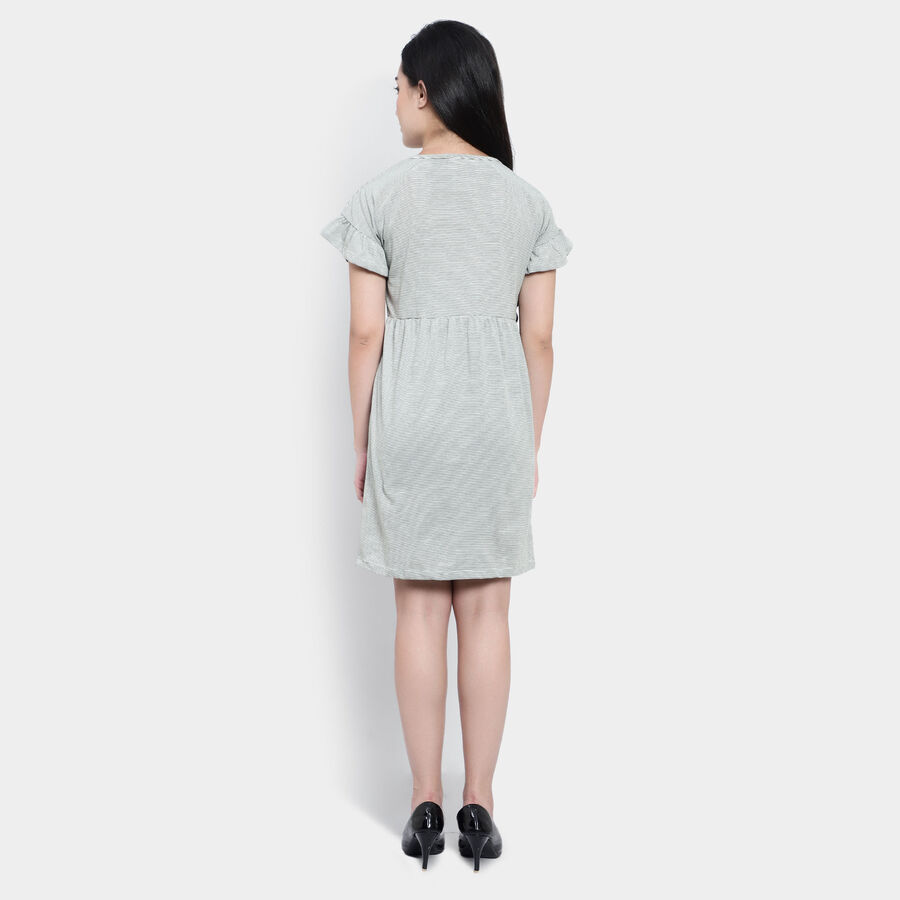 Stripes Dress, Olive, large image number null
