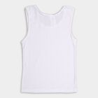 Girls' 100% Cotton Vest, सफ़ेद, small image number null