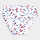 Boy's Cotton Briefs, सफ़ेद, small image number null