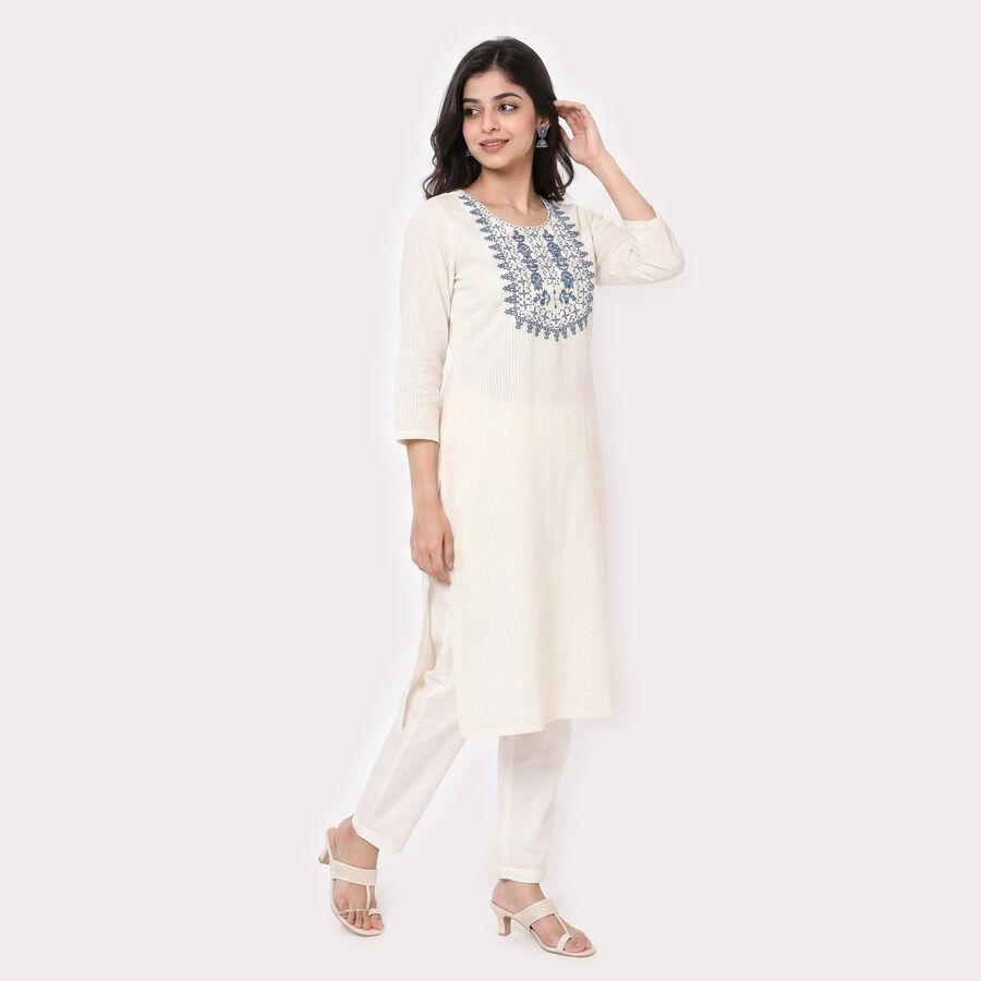 Ladies' Ethnic Set, ऑफ व्हाइट, large