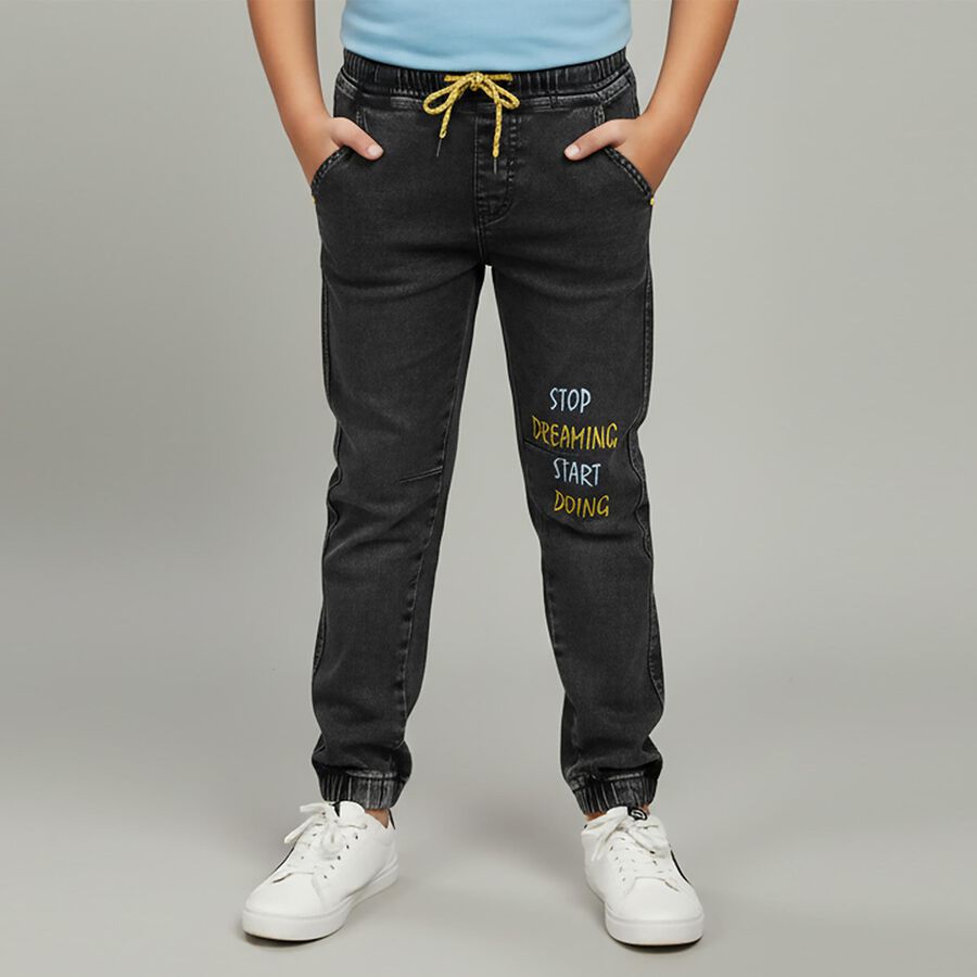 Boys' Jeans, काला, large image number null