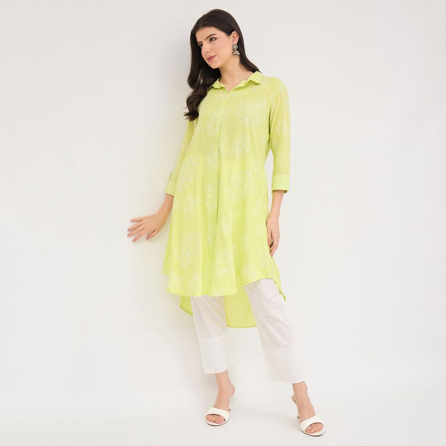 Ladies' Kurta, Light Green, large image number null