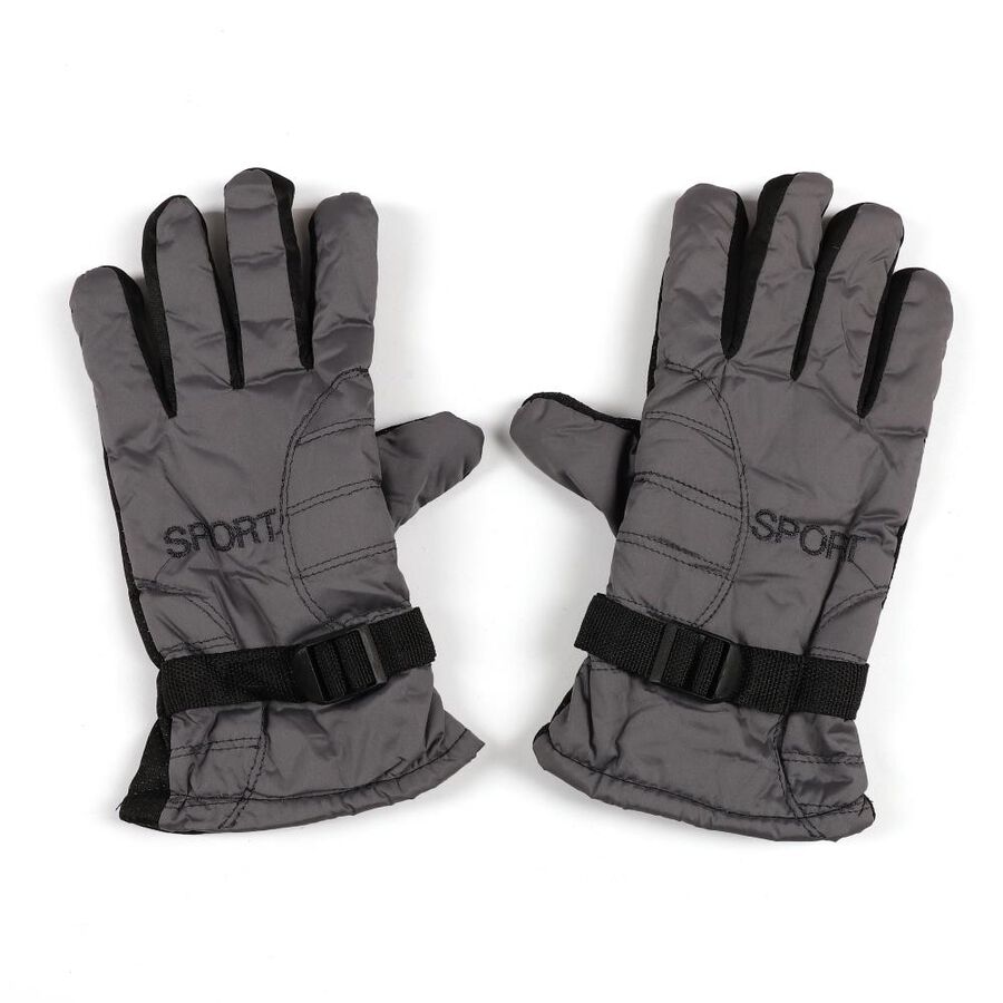 Men's Gloves, हल्का ग्रे, large