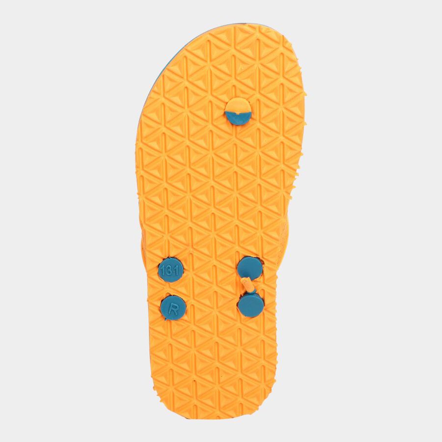 Kids' Embossed Slippers, टील ब्लू, large image number null