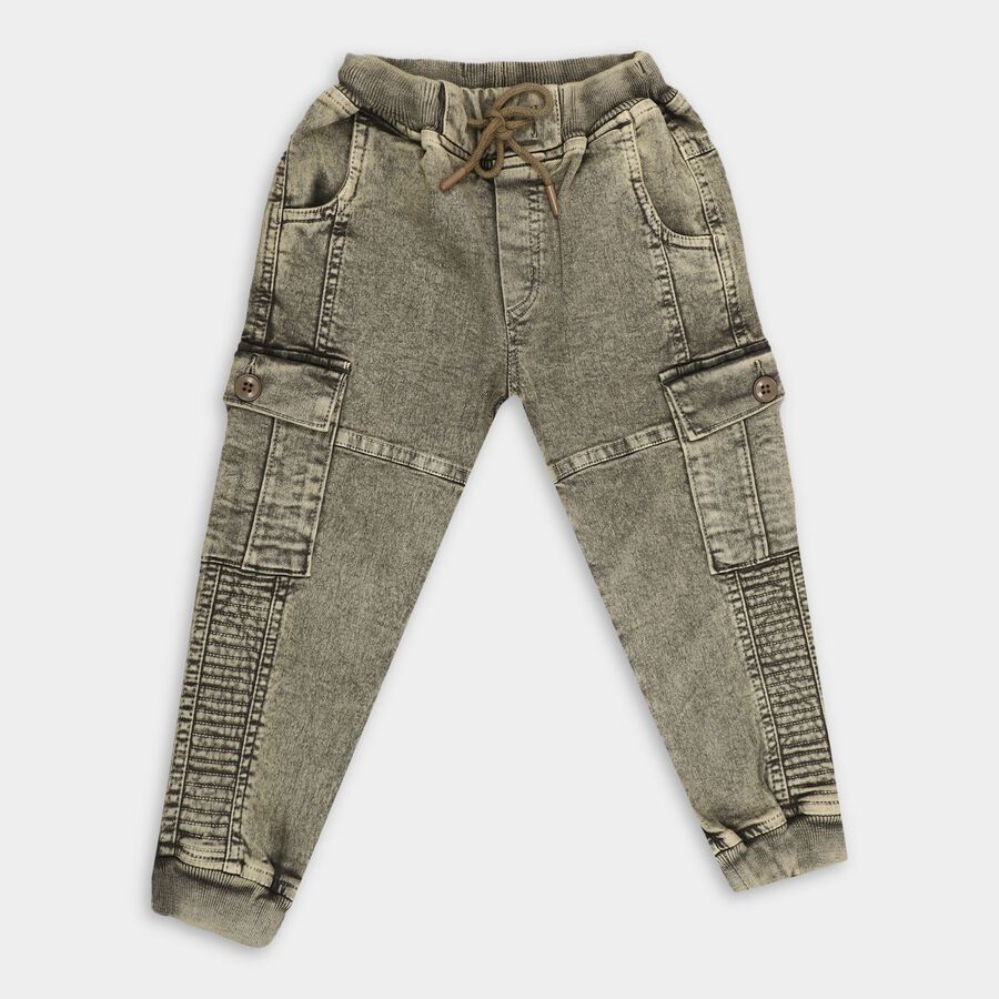 Boy's Trousers, ओलिव, large image number null