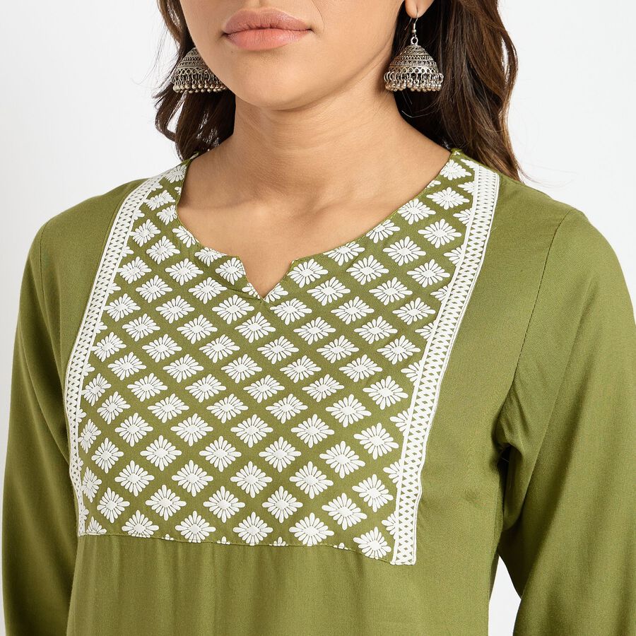 Ladies' Kurta, ओलिव, large image number null
