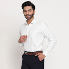 Checks Formal Shirt, White, small image number null