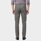 Men's Light Blue Slim Fit Textured Chino Trousers, Light Blue, small
