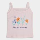 Infants'100% Cotton Vest, Light Pink, small