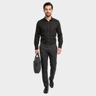 Men Black Regular Fit Formal Shirt, Black, small