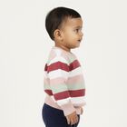 Infants Light Pink Crew Neck Casual Pullover, Light Pink, small image number null