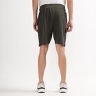 Men's Deep Olive Green Regular Fit Cargo Bermuda Shorts, Dark Green, small image number null