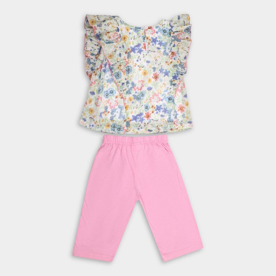 Girls' Capri Set, Light Green, large image number null