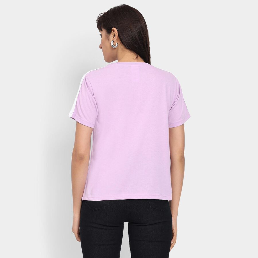 Ladies' Round Neck T-Shirt , Lilac, large image number null