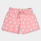 Girls' 100% Cotton Pull Ups Shorts, Pink, small image number null