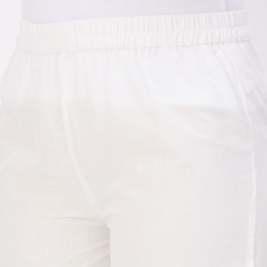 Women's Deep Midnight Navy Blue Cotton Solid Ethnic Set, Teal Blue, large