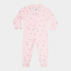 Infants Printed Cotton Bodysuit, Pink, small image number null