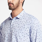 Printed Casual Shirt, Light Blue, small image number null