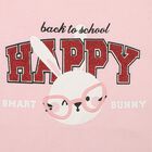 Girls Pink Cotton Round Neck Regular T-Shirt, Light Pink, small