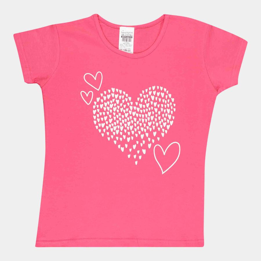 Printed T-Shirt, Pink, large image number null