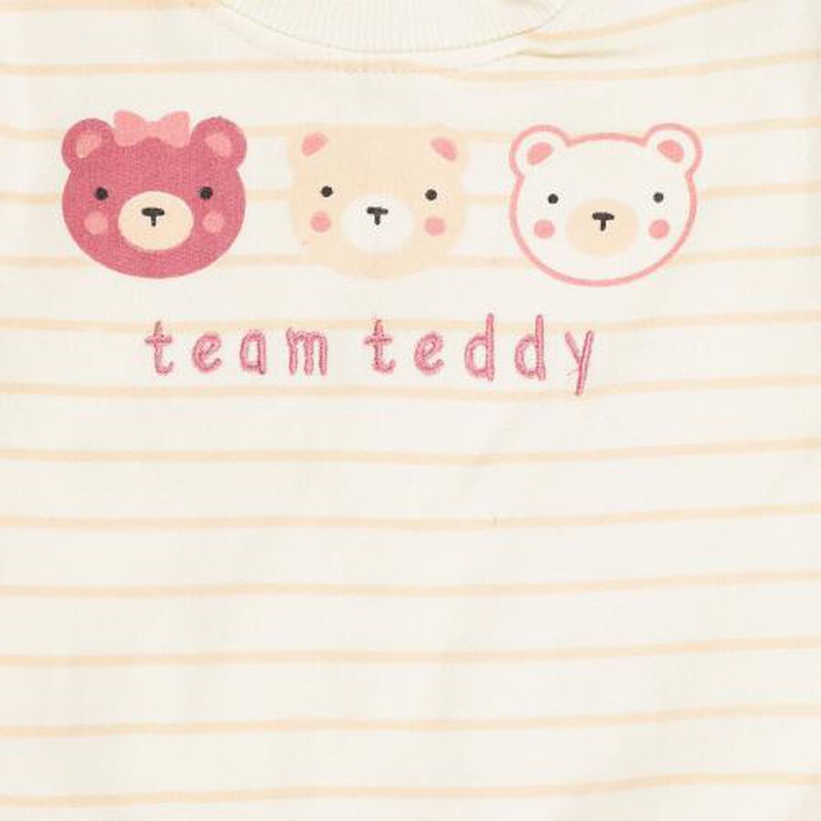 Infants' 100% Cotton Sweatshirt, ऑफ व्हाइट, large image number null