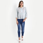 High Rise Skinny Jeans, Mid Blue, small image number null