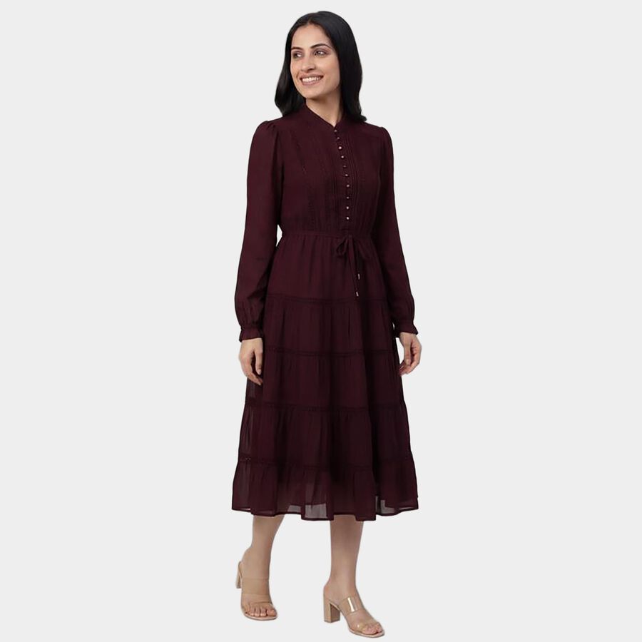 Ladies' Dress, Wine, large