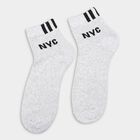Men's Socks (Pack of 3), Melange Light Grey, small image number null