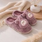 Women's Purple Slip-On House Slippers, Purple, small