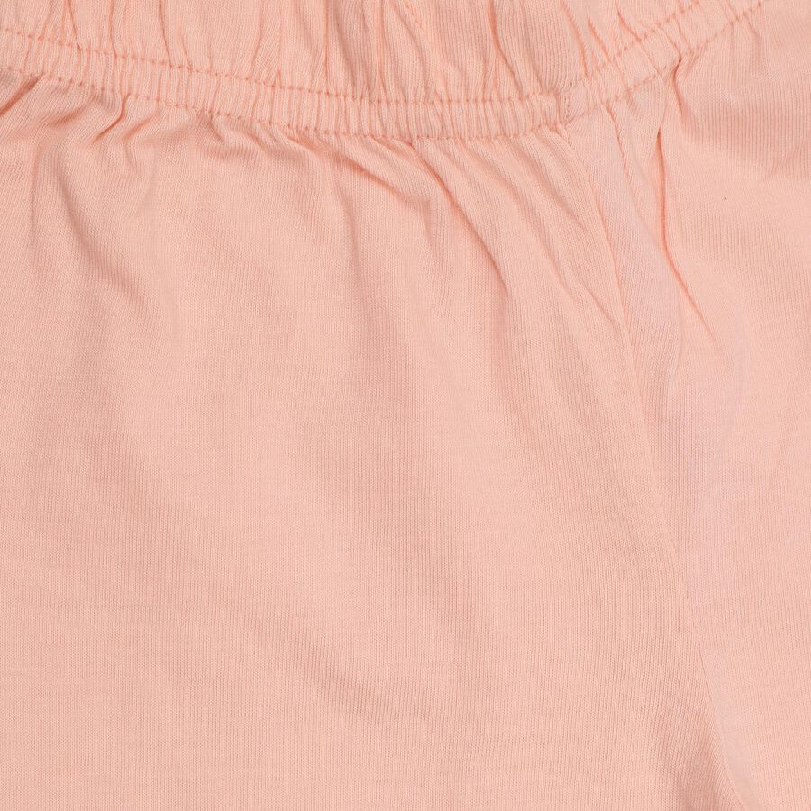 Girls' 100% Cotton Capri Set , Off White, large image number null