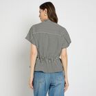 Ladies'  Stripes Shirt, Black, small image number null