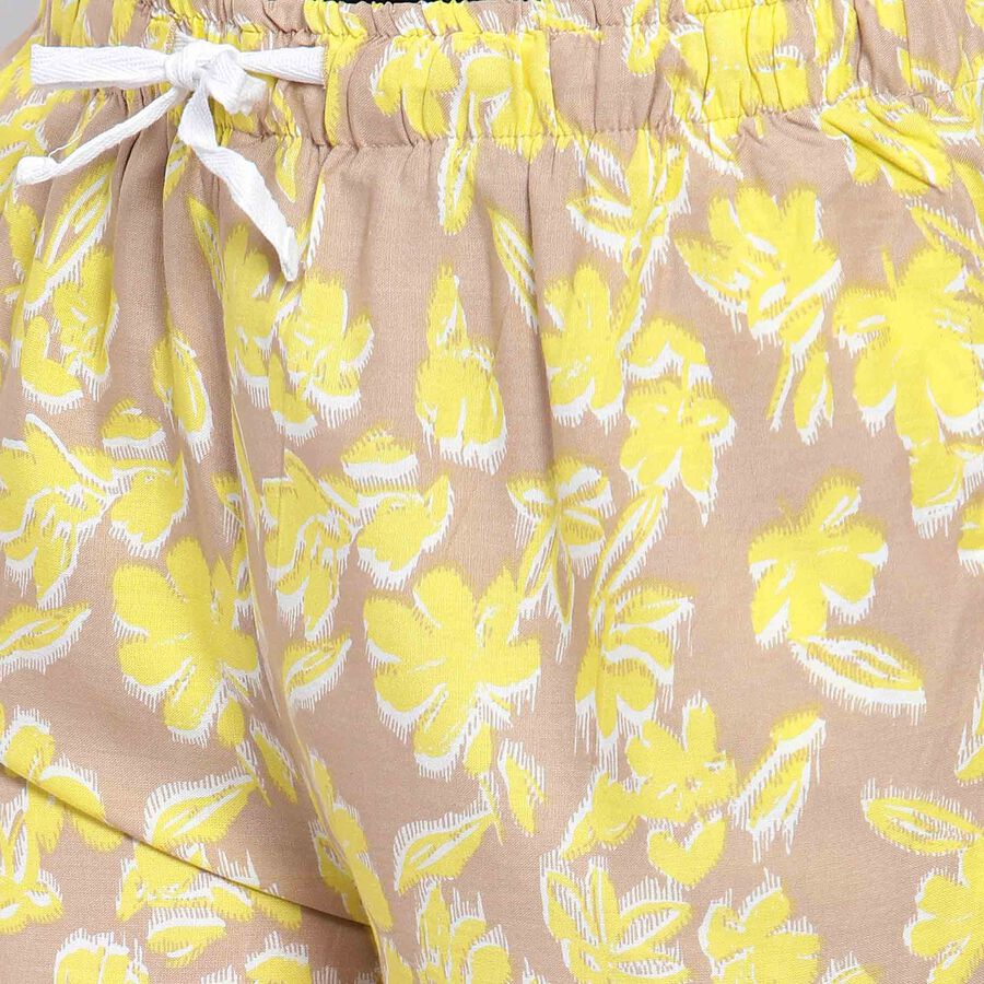 Printed Pyjama, Yellow, large image number null