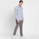 Printed Cotton Casual Shirt, White, small image number null