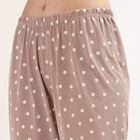 Women's Lilac Regular Fit Polka Dot Printed Pyjama, लाइलेक, small