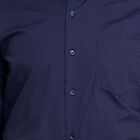 Men's 100% Cotton Formal Shirt, Navy Blue, small image number null