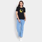Ladies' Round Neck T-Shirt, Black, small image number null