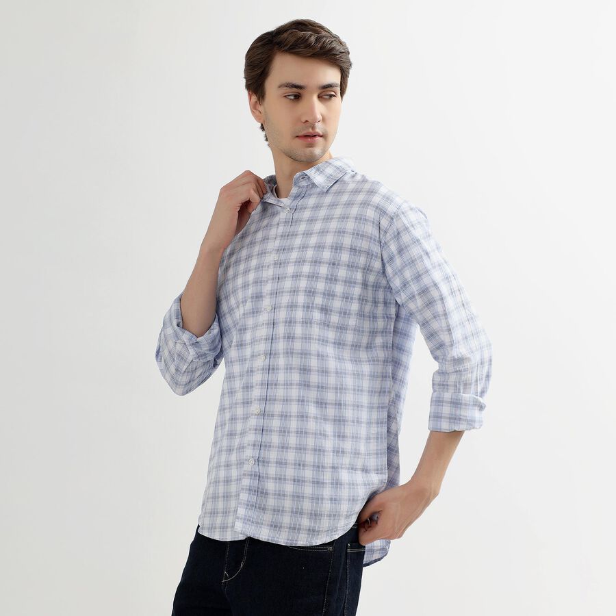 Men's Casual Shirt, Light Blue, large image number null