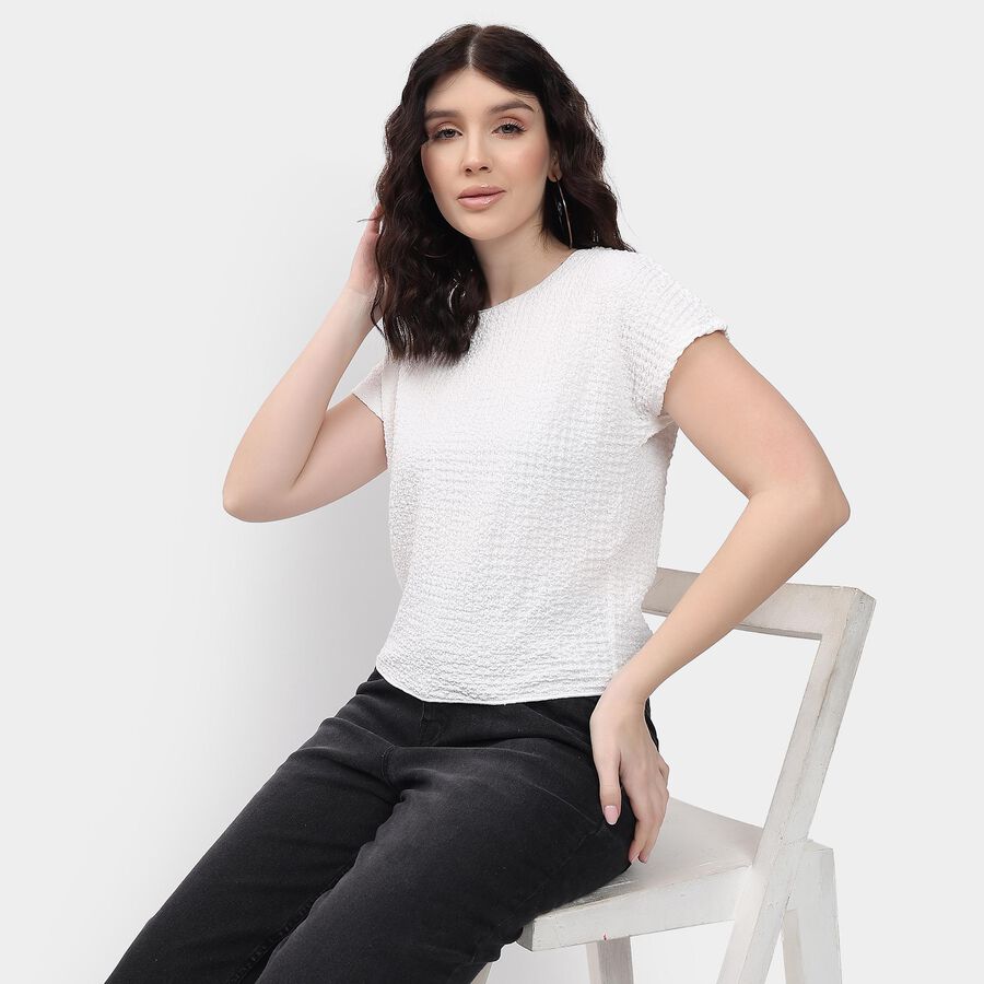 Ladies' Top, White, large