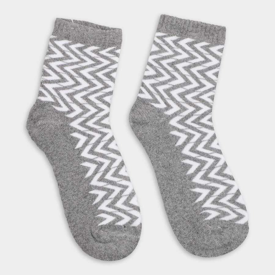 Ladies' Socks , मिश्रित हल्का ग्रे, large