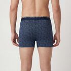 Men's Navy Blue Regular Fit Solid Trunks, नेवी ब्लू, small