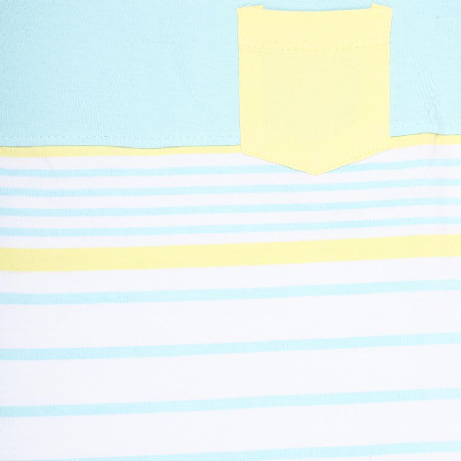 Boys' 100% Cotton Knit Baba Suit , Light Blue, large image number null