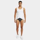 Men's Black Regular Fit Solid Briefs, Black, small