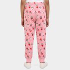 Girls Pink Jogger Floral Printed Pyjama, Light Pink, small