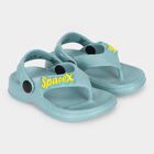 Boys' Teal Back Strap Thong Sandals, टील ब्लू, small