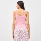 Women's Soft Pink Cotton Spaghetti Strap Slip, Pink, small image number null